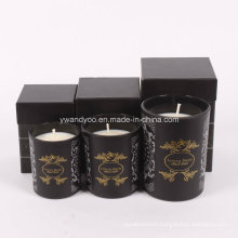 Different Sizes of Scented Soy Wax Glass Candle